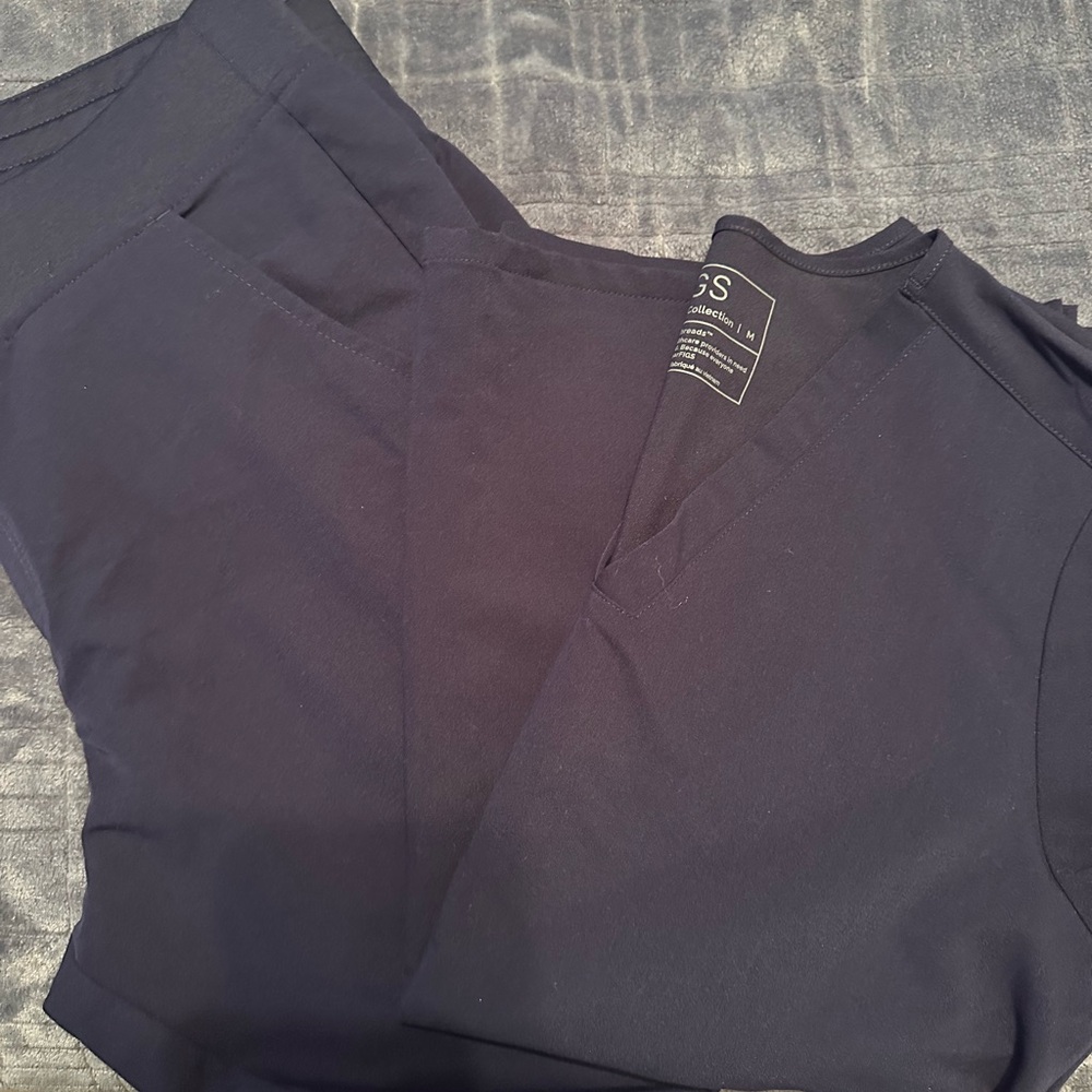 Figs Women's Scrub Top - Navy Blue